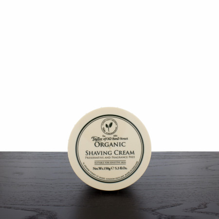 Taylor of Old Bond Street Shaving Cream Bowl, Organic, 150g